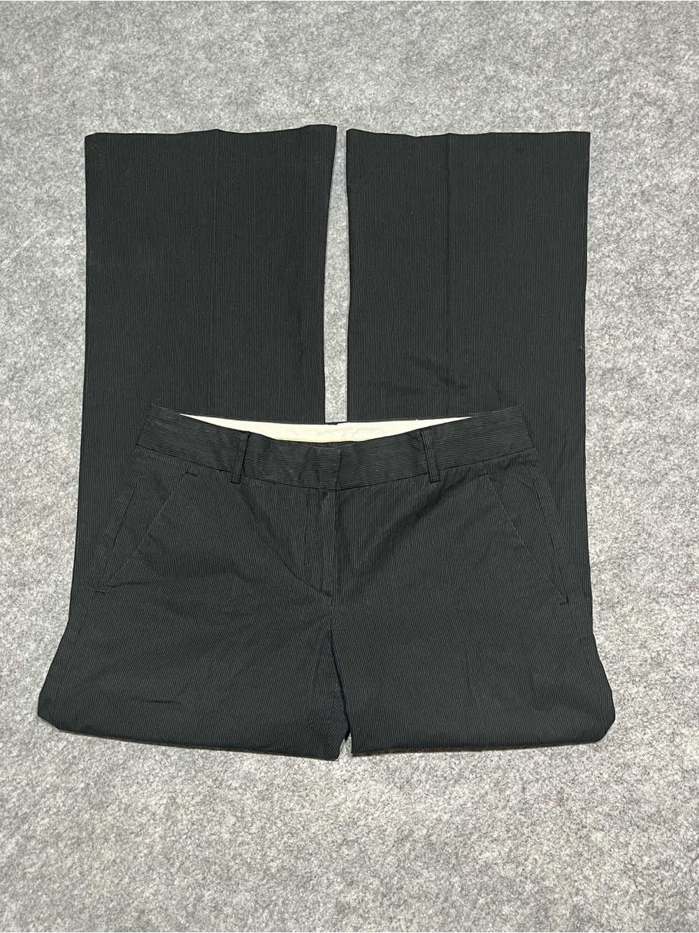Theory Classic Black Pinstripe Dress Pants